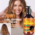 YOUNGCOME 7-IN-1 Curl Defining Cream- Defines Curls, Tames Frizz, Adds Smoothness and Texture for Curly and Wavy Hair