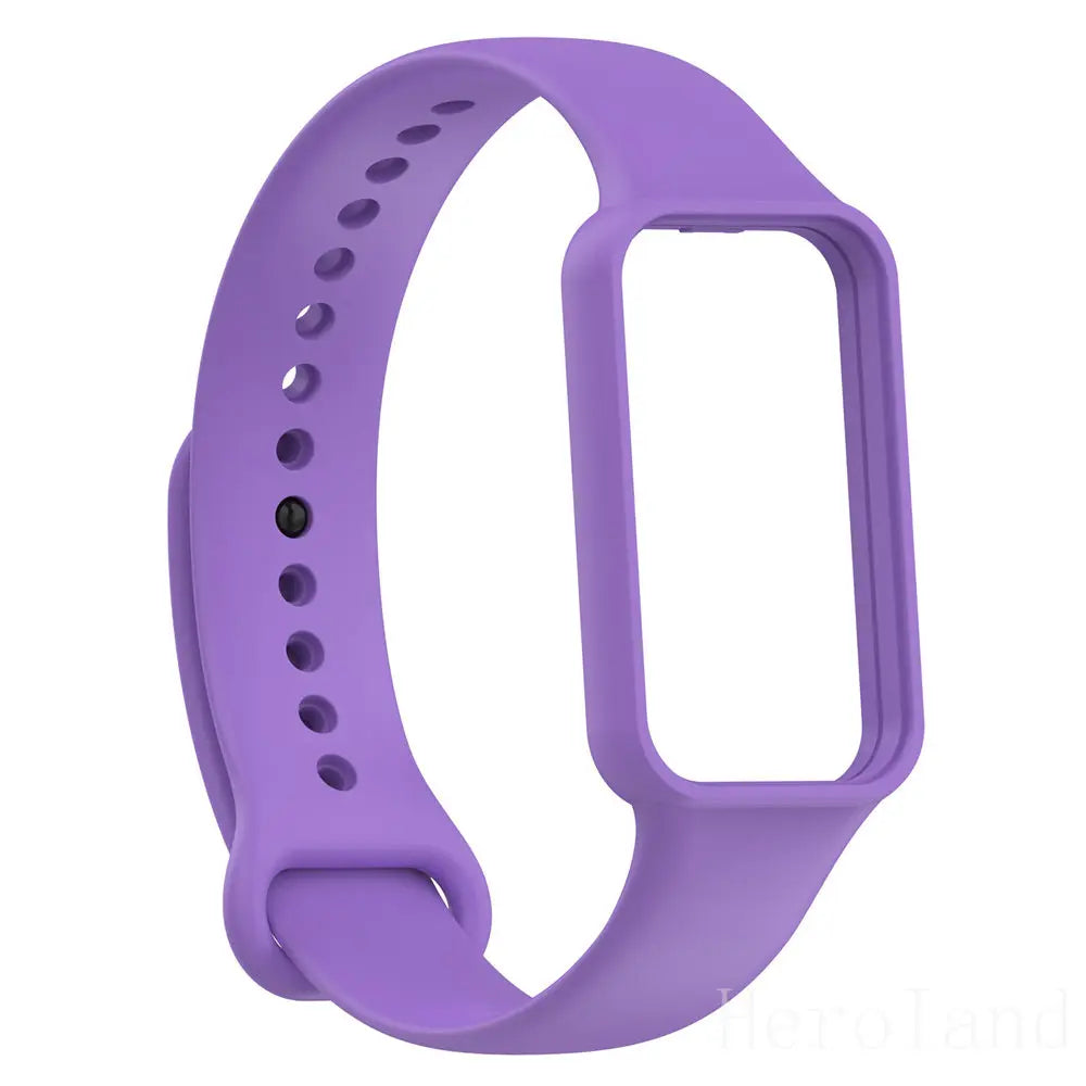 Fashion Silicone Watch Strap for Huami Amazfit Band 7 Smartwatch Band Bracelet Sport Wristband for Amazfit Band 7 Strap Buckle N