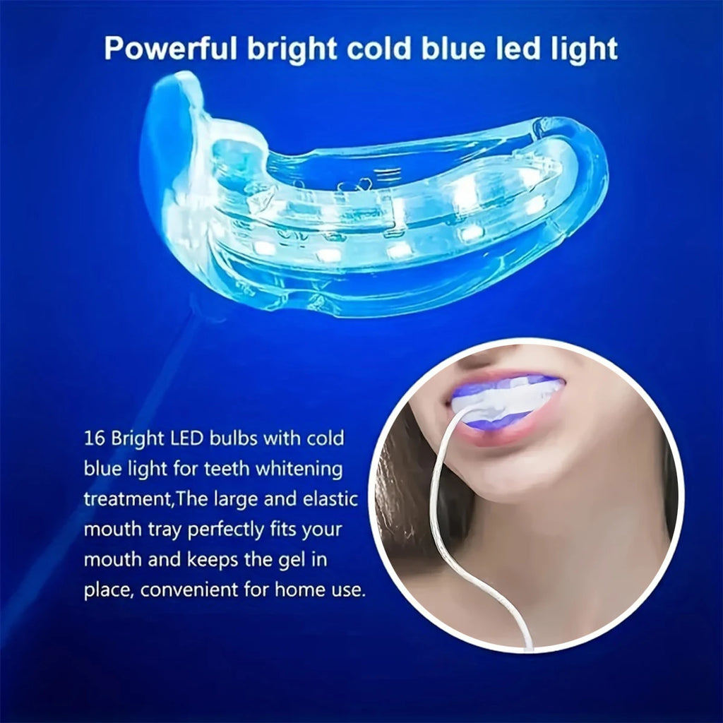 Portable Teeth Whitening Lamp with Enhanced Cold Light Gel Removes Yellow Stains from Teeth a Miracle of Oral Whitening Care