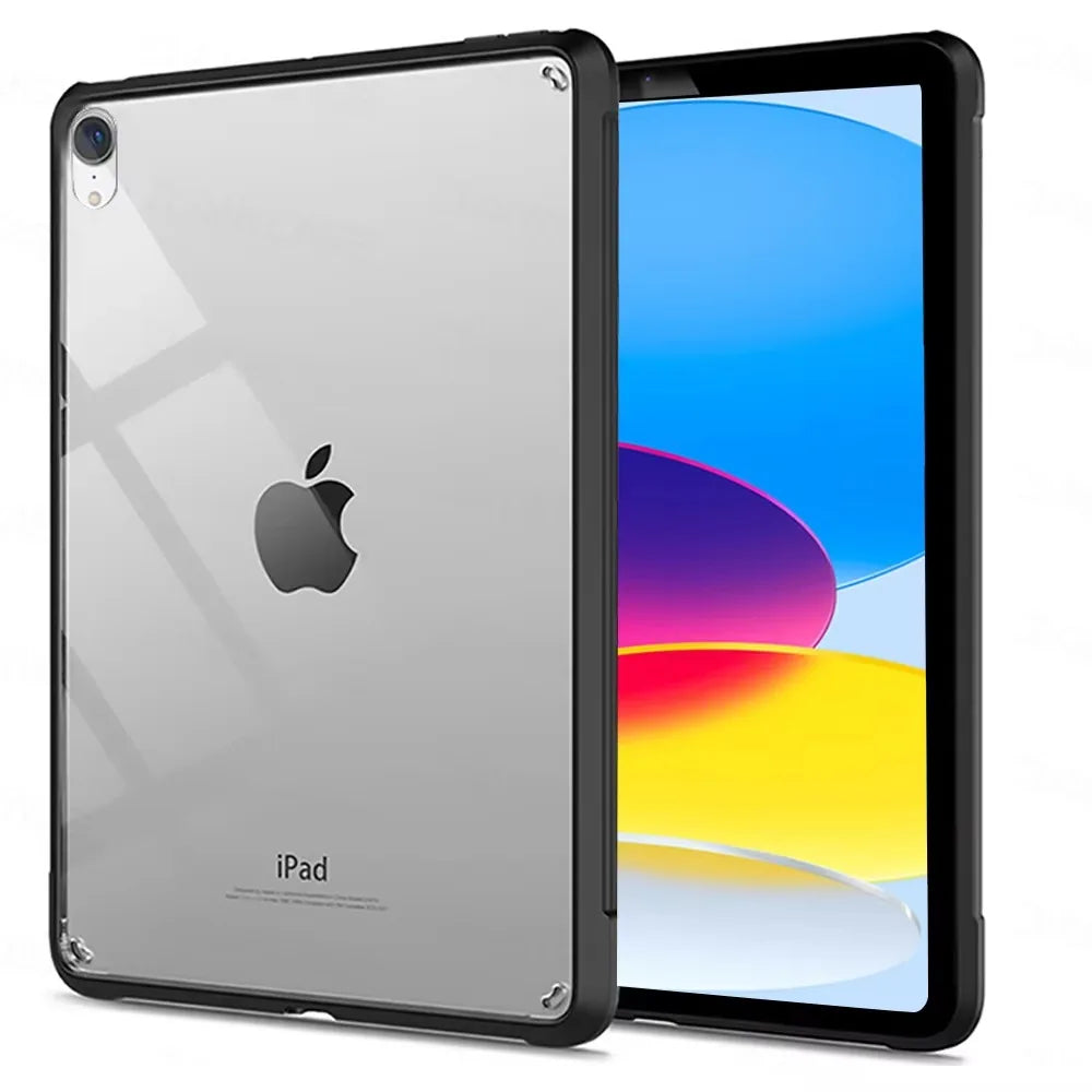 For iPad Mini 6 7 Case 10.2 9/8/7th Generation 9.7 5/6th Air 4/5 10.9 10.5 Pro 11 2022 10th 10.9 Silicon Transparent Cover Funda