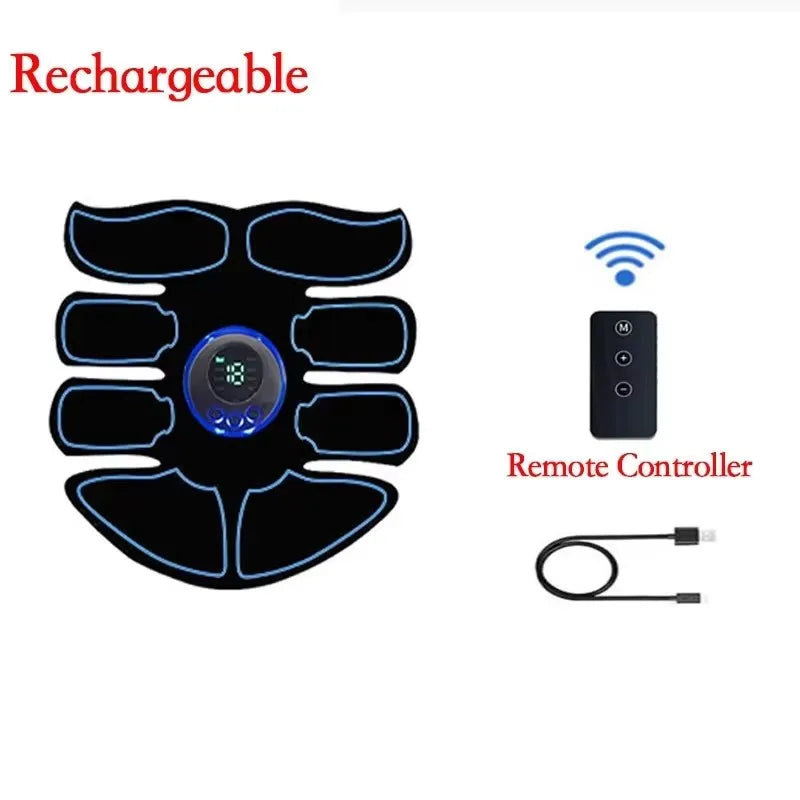 2026 EMS Abdominal Muscle Stimulator Fitness ABS Arm Training Patches Muscle Exercise Instrument USB Charging Home Men