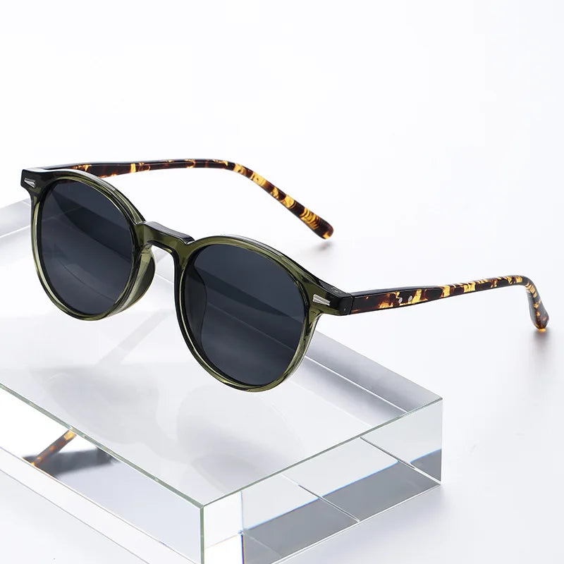 Vintage Round Sunglasses for Women Men Circular Sun Glasses Female Oval Eyewear Sunglasses for Male Female Eyeglasses