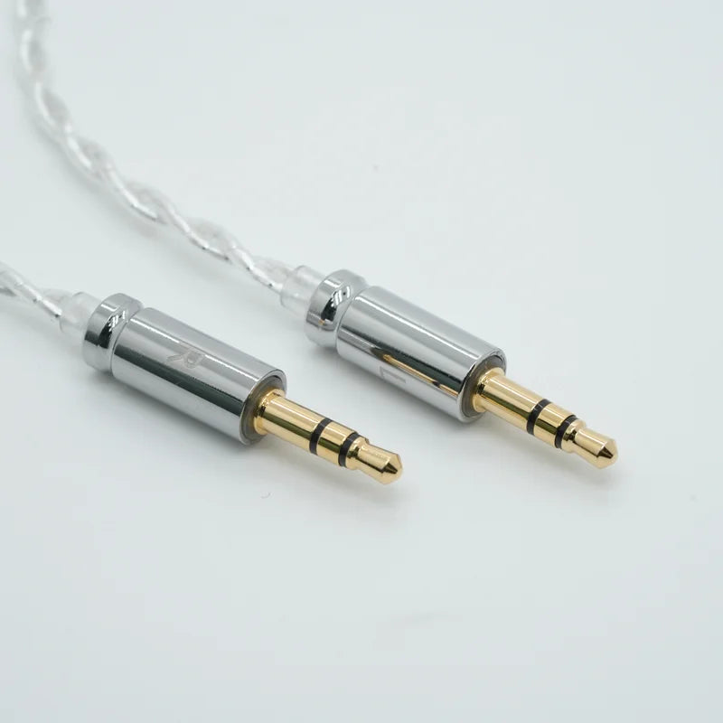 IvipQ-34 Cable 4-Core MMCX/QDC/2Pin 0.78mm 3.5 Stereo 4.4 Balanced MiniXLR A2DC KZ-QDC For LCD5 HD650 HD800 ATH Series HIFIMAN