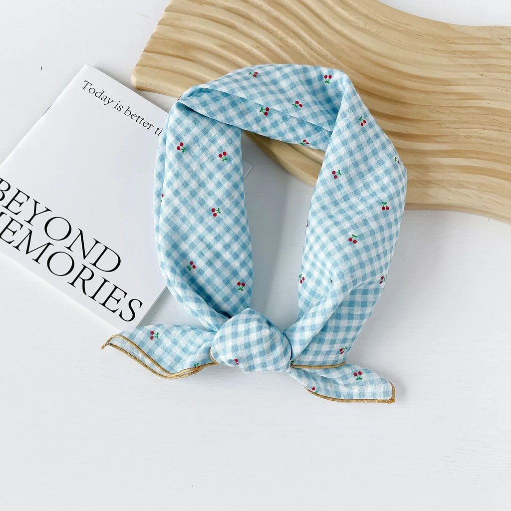 Fashion Square Scarf 1pcs Cotton Rich Summer Scarf Digital Printed Head Scarf for Women Versatile Lightweight Wrap Chic