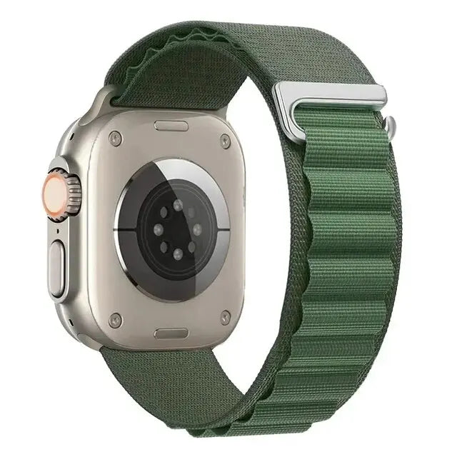 Alpine Loop Strap For Apple Watch Band 49mm 45mm 42mm 44mm 41mm 40mm 38mm Nylon Strap For IWatch Series Ultra 2/SE/9/8/10 46mm
