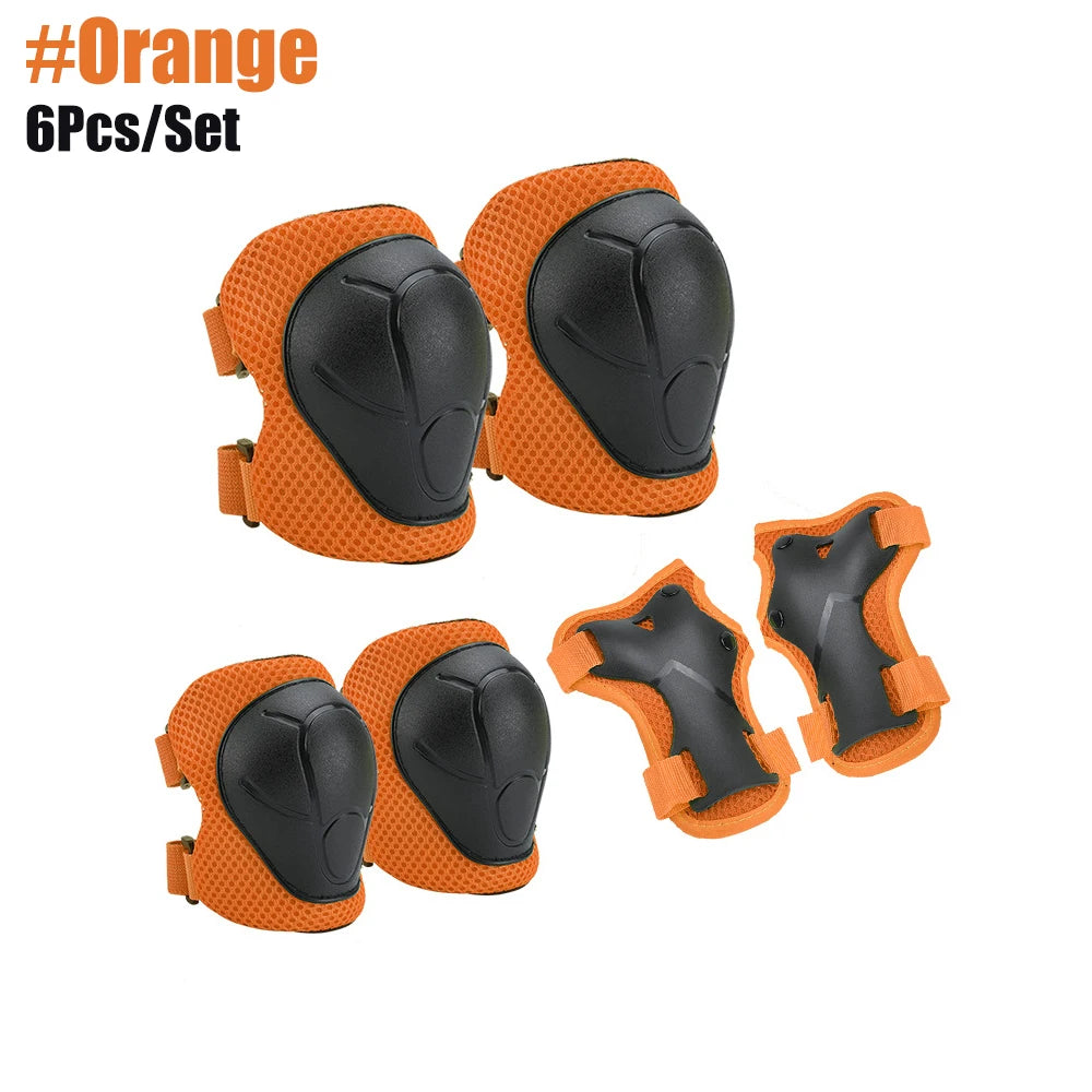 Kids Protective Gear Set Knee Pads for Kids 3-7 Years Toddler Knee and Elbow Pads with Wrist Guards for Skating Cycling Bike New