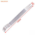 Car Audio Removal Tool Skid Plate Stainless Steel Plastic Door Plate Removal Rubber Buckle Skid Plate Driver 7pcs Set