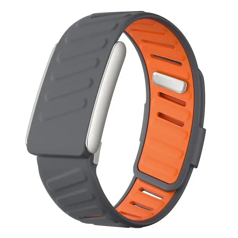 Whoop Silicone Band 5.0Whoop Two Color Wristband for Whoop 5.0 Heart Rate Monitor Waterproof Sports Fitness Waterproof Wristband