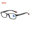 10/5/3/1PCS Reading Glasses Ultralight Anti Blue-Ray Light Presbyopic Glasses Hyperopia Eyewear Readers +1.0 1.5 2.0 2.5 3.5 4.0