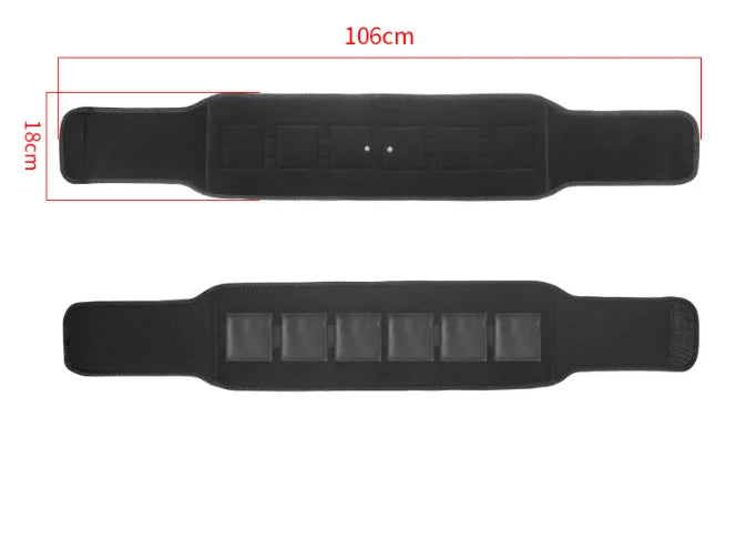 Portable USB Waist Massager 2026 Electric Body Shaping Belt Rechargeable Trainer