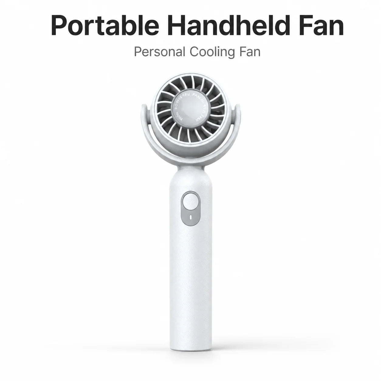 Portable Handheld Fan, Foldable Turbo Mini Fan with Strong Wind, Ultra Quiet Personal Cooling for Travel Office Outdoor, Cherry Blossom Pink