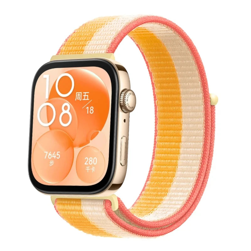 Nylon Loop Strap For Huawei Watch Fit 5/4/3 Sport Breathable Replacement Bracelet Wristband Huawei Watch Fit 4 5 Pro Accessories