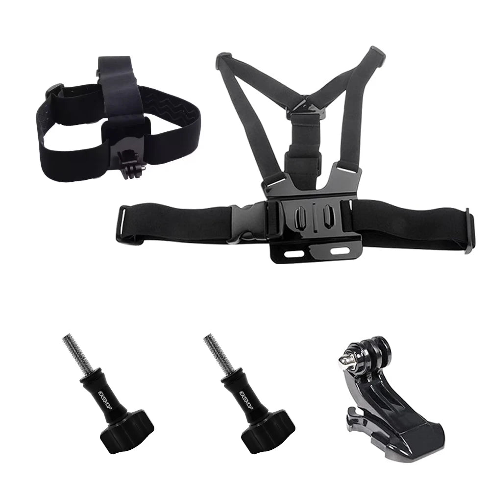 Adjustable Chest Strap Mount Harness Holder For GoPro Hero 13 12 11 10 9 Insta360 SJCAM AKASO DJI Osmo Action Camera Accessories