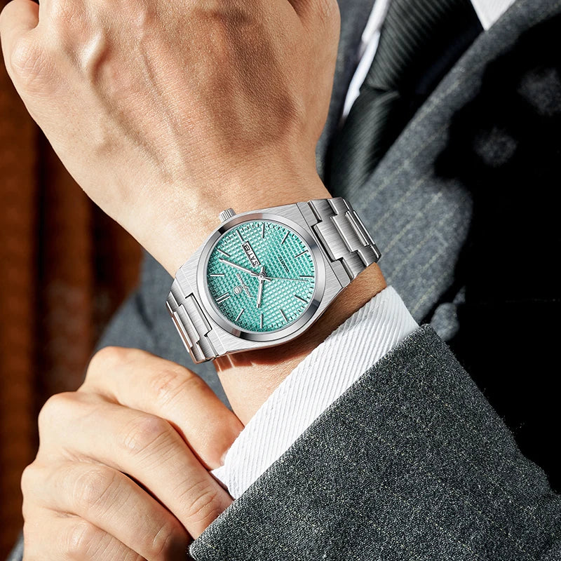 Customized Watch PAAZOMU Luxury Men Clock Fashion Luminous Waterproof Chronograph Date Watch For Man Quartz Men's Watches Reloj