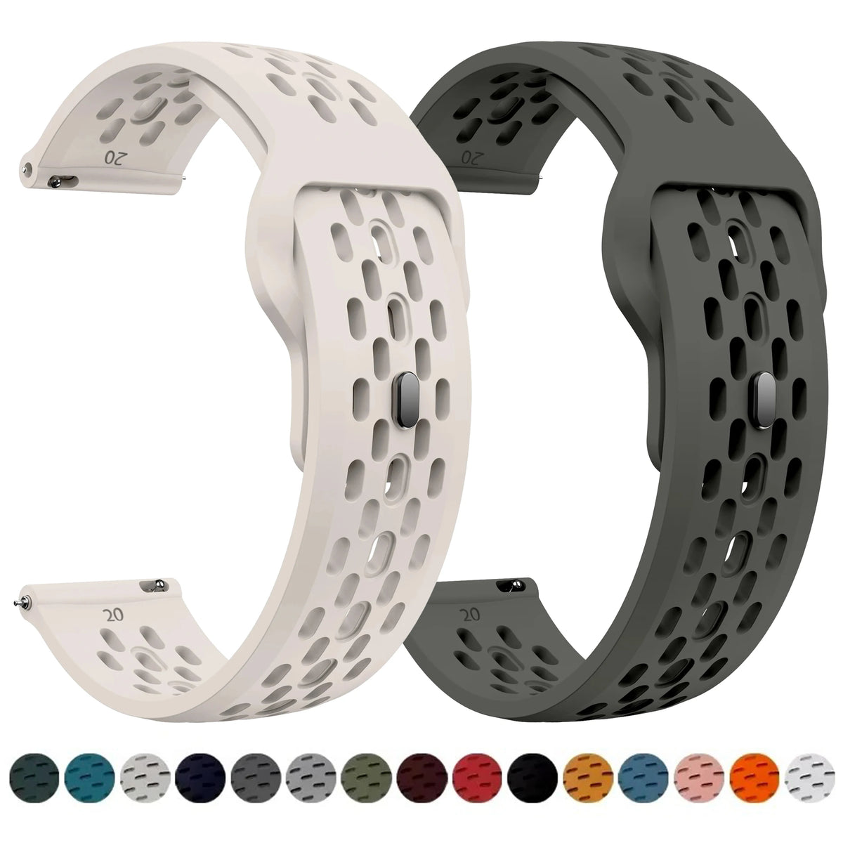 18 20 22mm Silicone Strap for Garmin Forerunner 170 70 970 570 47/42mm 265 165 55 Venu 4 45/41mm Bracelet Garmin Active 6 5 Band