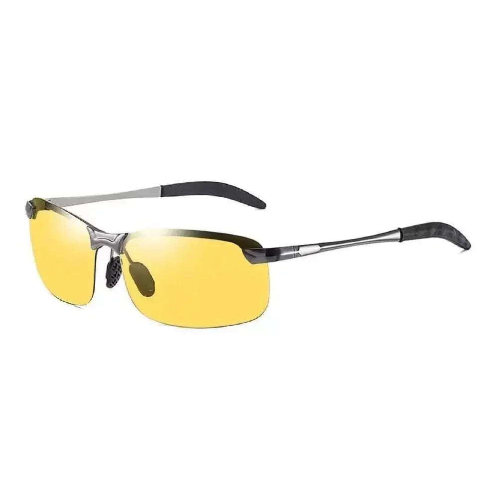 1/2pcs Photochromic Polarized Sunglasses Intelligent Color Changing Sun Glasses Driving Fishing Cycling Day Night Vision Goggles