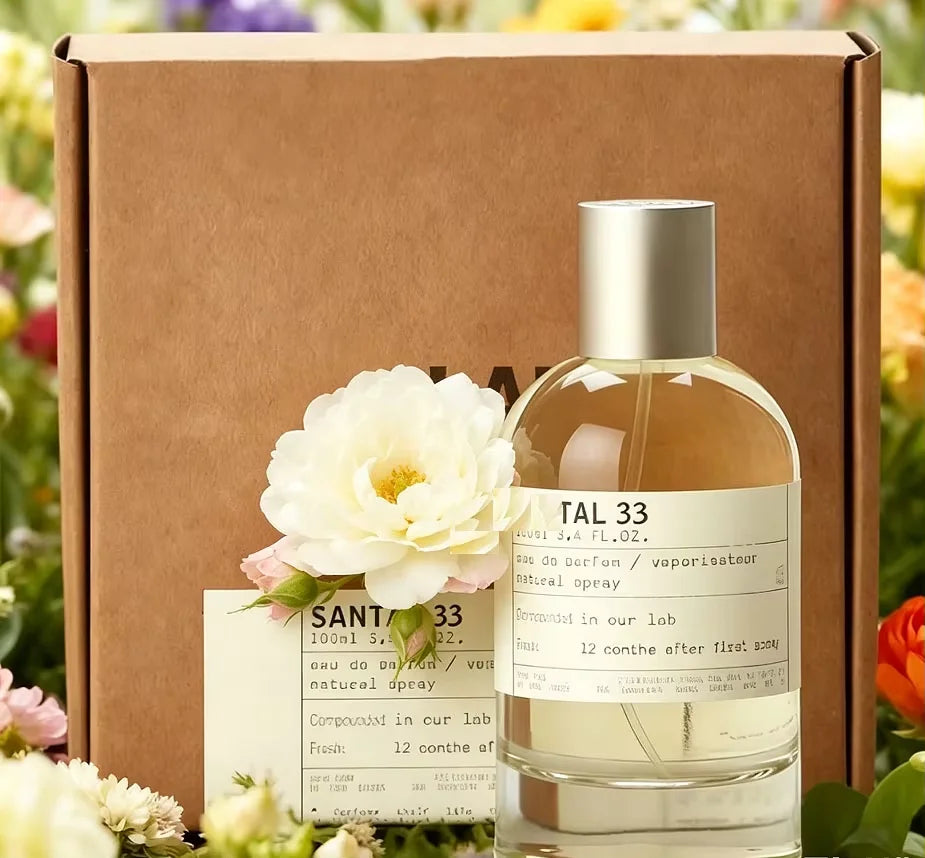 Santallll 33 neutral perfume spray fragrant wood tone, 3.4oz100ml, durable and fresh, suitable for any venue, perfume is the first choice for fragrance lovers