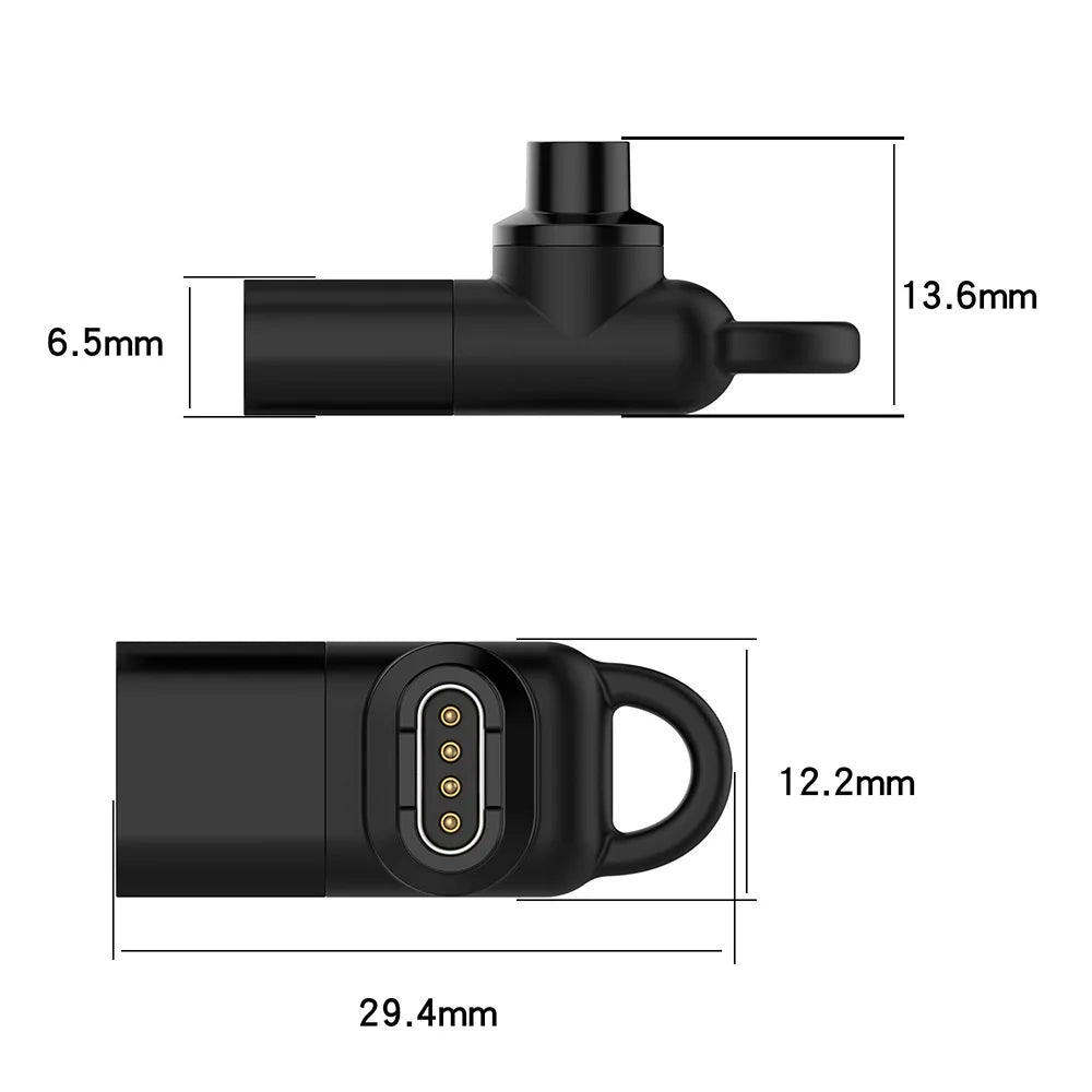 Mini Charger Adapter for Garmin Forerunner 265 965 Charging Converter Fenix 8pro/7 7S 7X 6 6S 6X 5 5S 5X Plus Pro/ Venu 3 2S 2