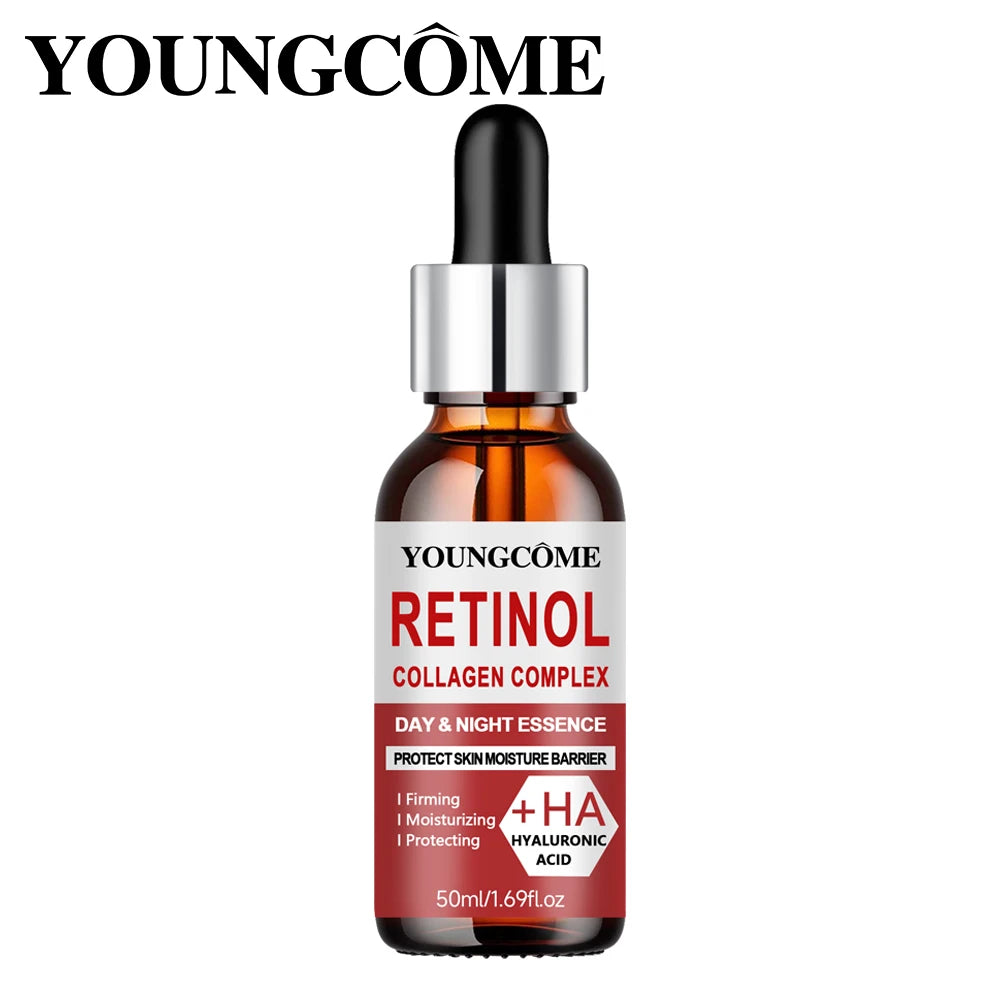 Retinol Day and Night Serum. Smooth Out Wrinkles. Deeply Moisturize the Skin Moisturizing Anti-Wrinkle Aging Shrinks Pores