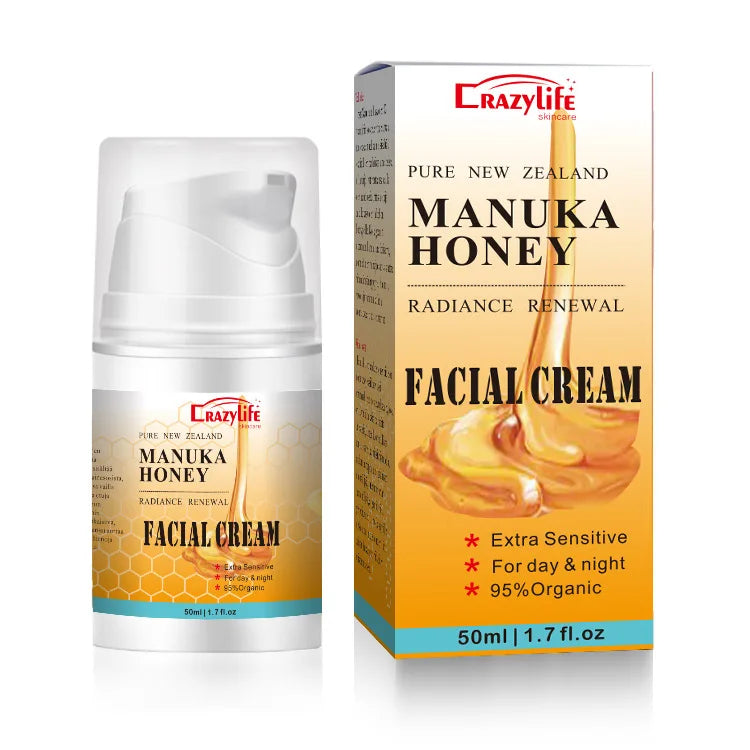 50ml NewZealand Bee Venom Honey Facial Cream Firming Lifting Skin Treatment Facial Cream Night Cream Anti Aging Wrinkles