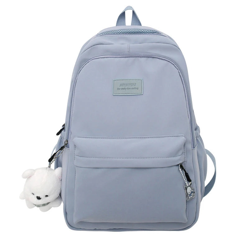 New Female Fashion Men High Capacity Waterproof College Backpack Trendy Women Laptop School Bags Cute Girl Travel Book Bag Cool