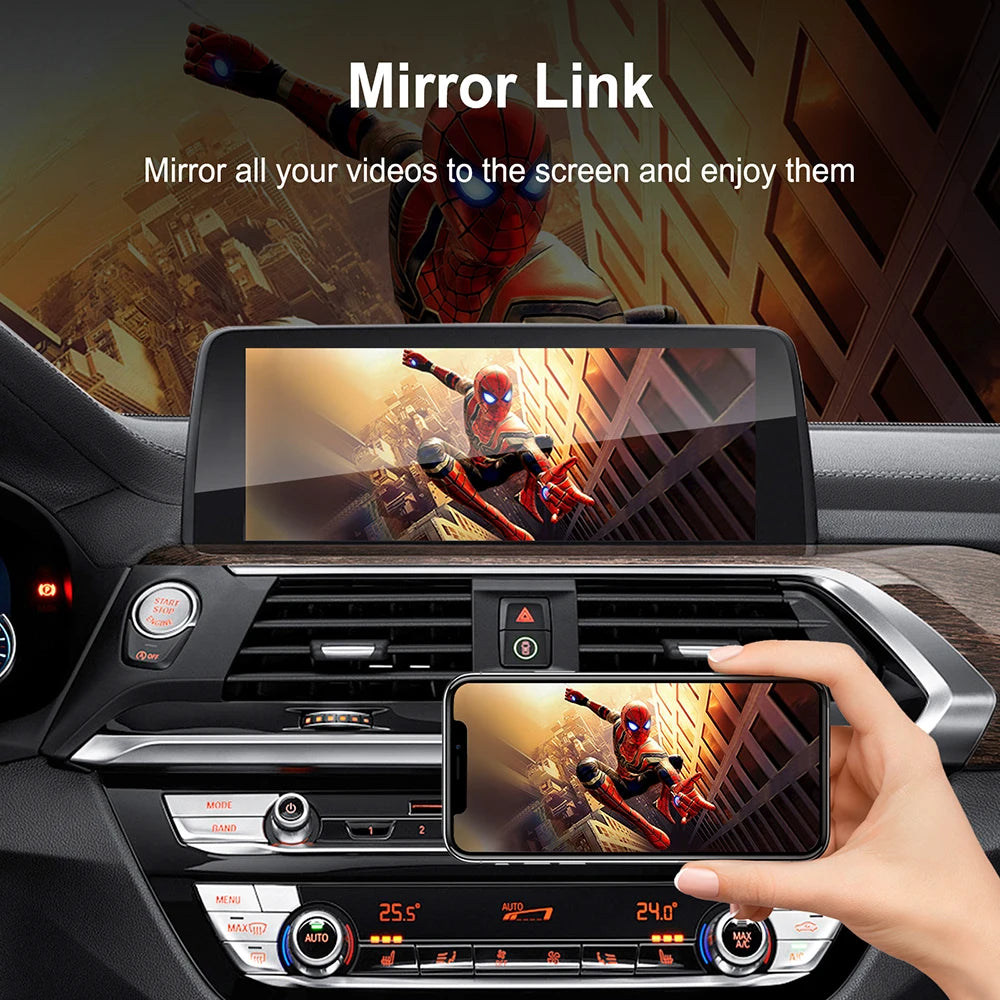 ANYFAR Wireless CarPlay Android Auto For BMW NBT CIC System 1 2 3 4 5 7 Series X1 X3 X4 X5 F20 F21 F30 F31 F10 F48 F25 E84