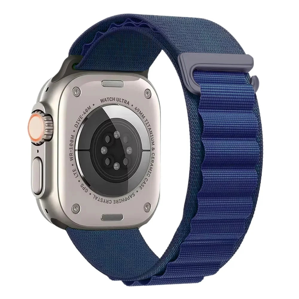 Alpine Loop Strap For Apple Watch Ultra 3 2 1 Band 49mm 11 10 9 8 7 45mm 41mm 42mm 46mm Nylon Bracelet iWatch 6 5 4 3 SE3 2 Belt