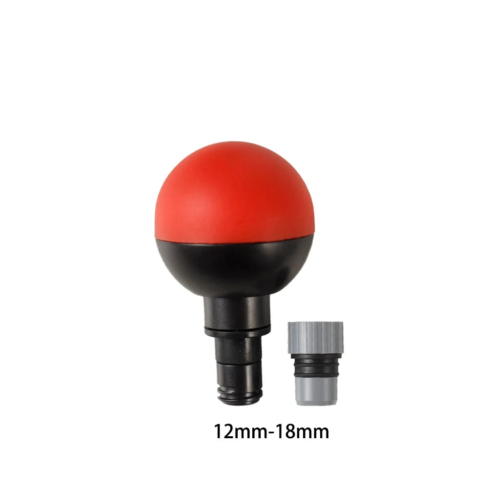 Fascia Gun Massage Tip 12mm-18mm Bore Massage Gun Accessory Silicone Soft Head for Deep Tissue Muscle Relief