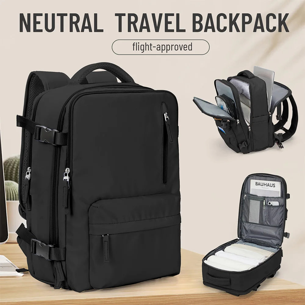 High Quality Nylon Fashion Travel Backpack Women Large Capacity Cabin Backpacks for Ryanair Business Laptop Backpack Men Bag