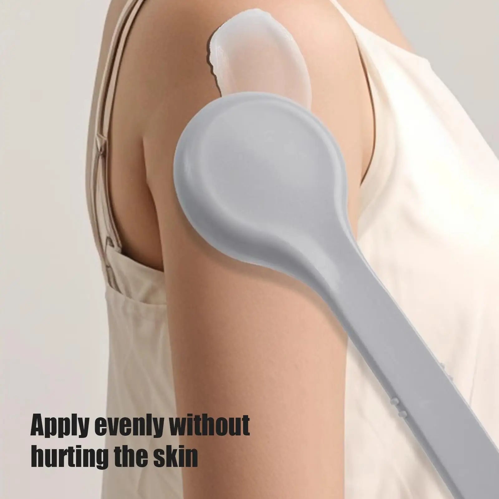 Lotion Sunscreen Ointment Applicator Long Handle Body Cleaner Shower Brush Multi-Function Sunscreen Back Lotion Applicator
