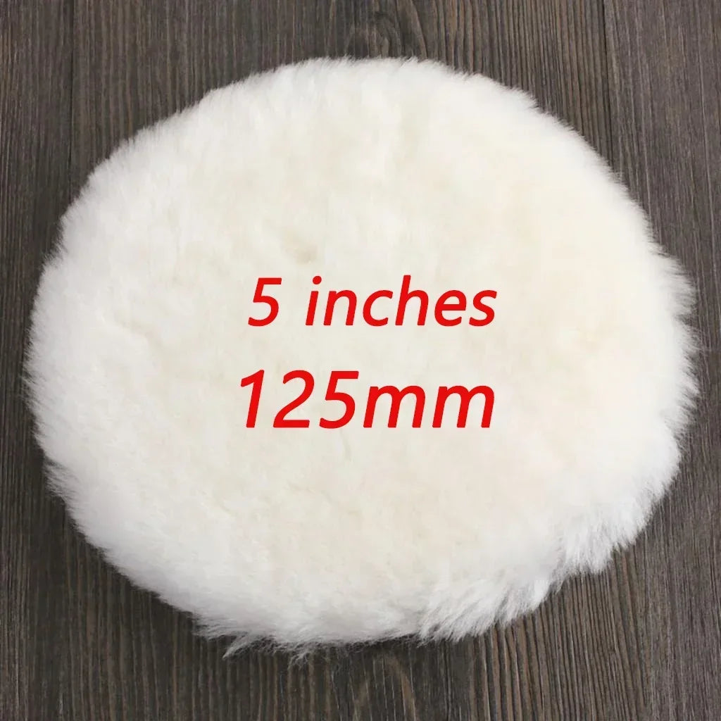 5pcs 3/4/5/6/7 Inch Polishing Kit Polishing Pad Car Waxing Sponge Disk Wool Wheel Auto Paint Care Polisher Pads for Car Polisher