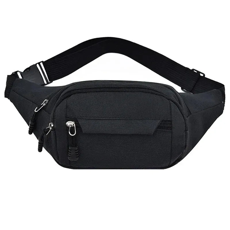2025 Men's Sports Fanny Pack Fashion Phone Female Chest Bag Unisex Waist Bag Women Small Canvas Shoulder Casual Crossbody Bags