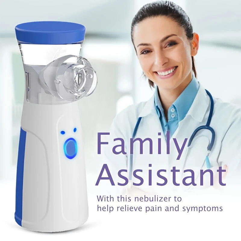 Outdoor Portable Nebulizer Silent Mesh Mini First Aid Kit Handheld Asthma Inhaler Atomizer Kids Adult Saving Emergency Device