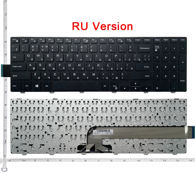 US/UK/SP keyboard For Dell Inspiron 15 3000 5000 3541 3542 3543 5542 3550 3560 3551 3552 3559 3565 3567 3558 5545 5547 5566 5748