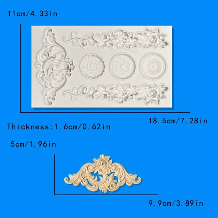 Angel Relief Pendant Silicone Mold Greek Wax Goddess Retro Cake Decoration Accessories Fondant Cake Mold Plaster Resin Molds