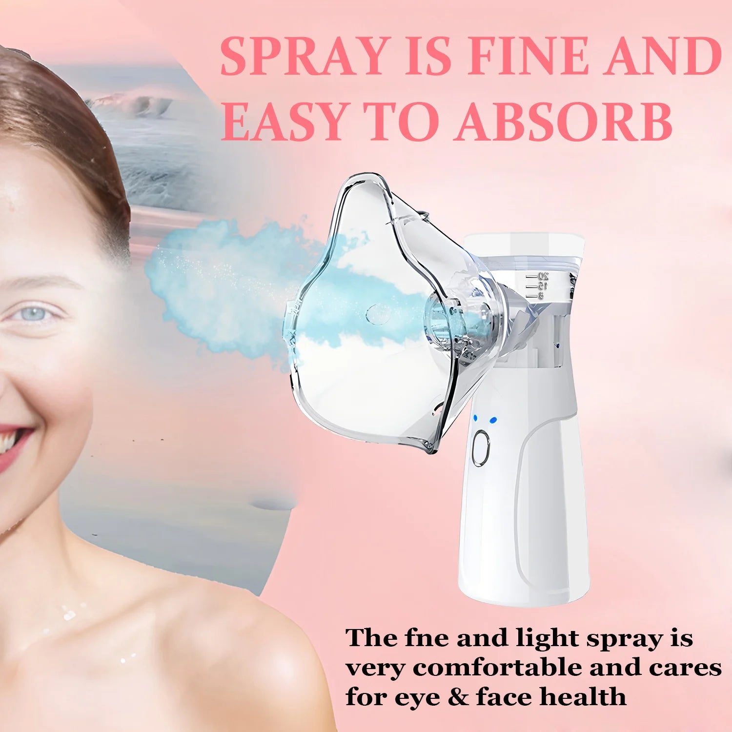 Mini USB Mist Facial Sprayer Humidifier Nebulizer Face Steamer Moisturizing Beauty Instruments Face Skin Care Tools