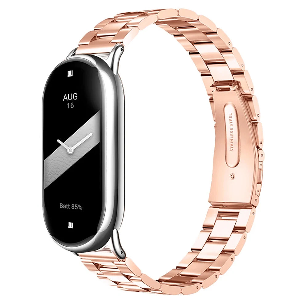 Stainless Steel Bracelet for Xiaomi mi band 10/9/8 Strap Replacement Correa for Miband 9 Bands for Xiaomi8 Watchbands Accesorios