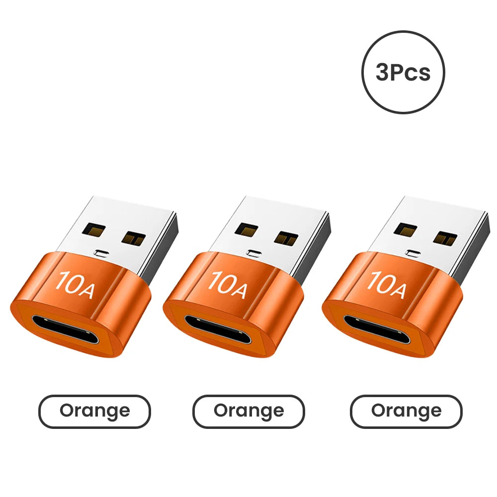 NNBILI 10A USB A To USB C OTG Adapter Type C to USB Converter USB 3.0 Adapter For Xiaomi 14 MacBook USB To Type C OTG Connector
