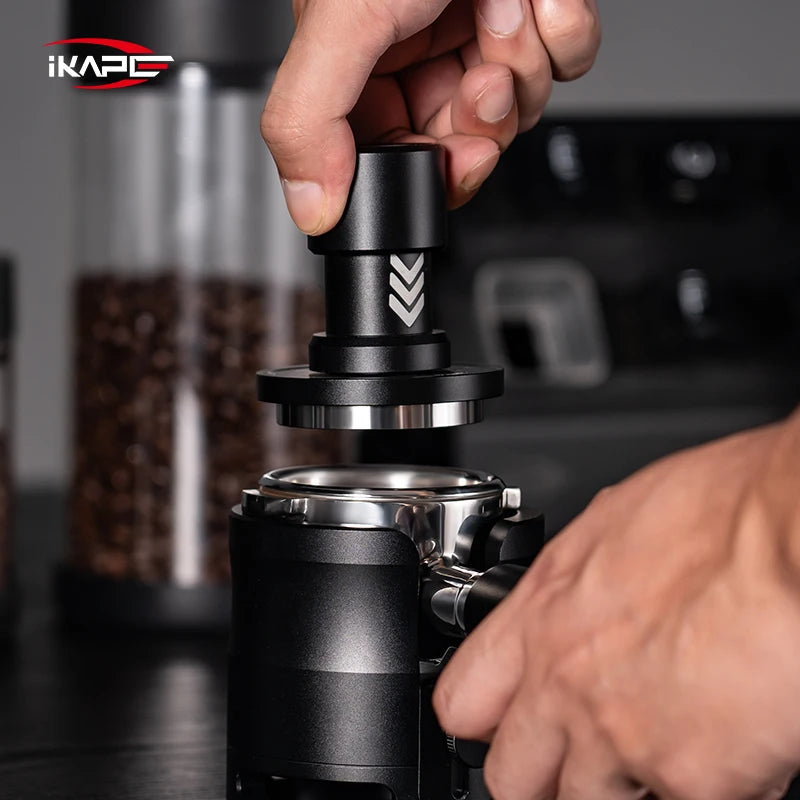 IKAPE V6 Impact Espresso Tamper,Breville Calibrated Double Coffee Tamper Spring,Fits 51/54/58mm Portafilter,Barista Accessories