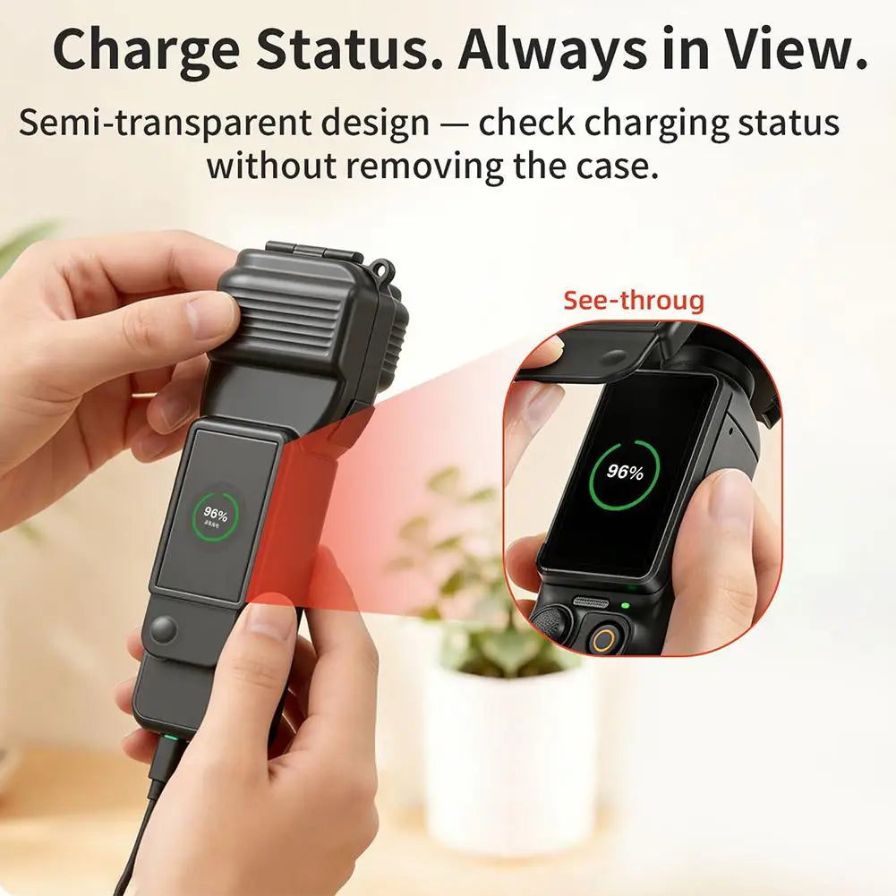 Shockproof Protective Cover Case For DJI Osmo Pocket 4 Hard Shell Anti Scratch Guard For Camera And Lens All Around Protection