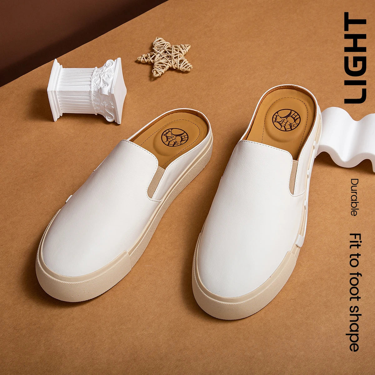 Women's Casual Shoes Comfortable Cow Leather Women's Flat Shoes