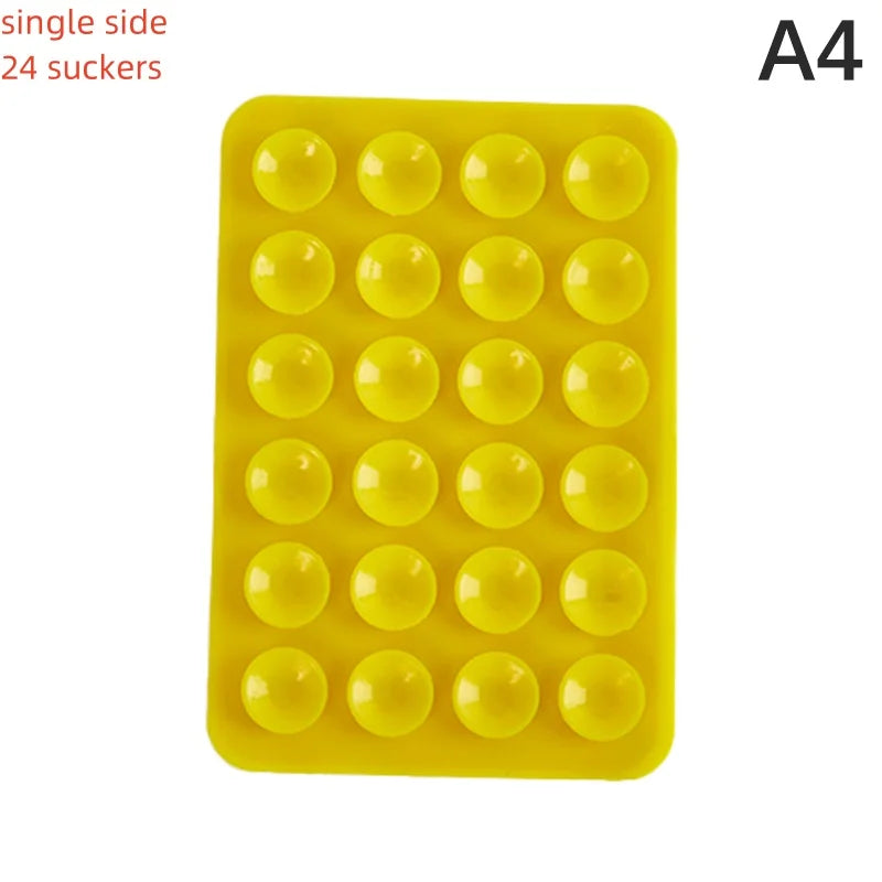 1pcs Backed Adhesive Sucker Pad For Fixed Pad Double Single Side Silicone Suction Pad For Mobile Phone Fixture Suction Cup