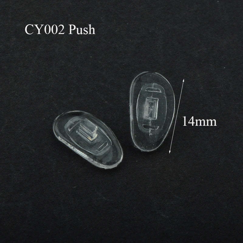 2000pcs Wholesale Eyeglasses Glasses Silicone nose pads various types & sizes eyewear nose pad part oval round