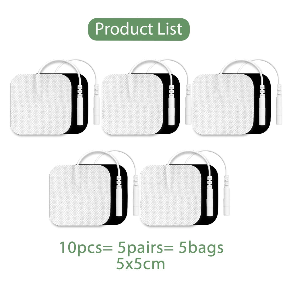 10/20/50/100PCS TENS Non-woven Electrode Pads For Acupuncture Massager Electrodes Patch Pulse EMS Muscle Stimulator Sticker