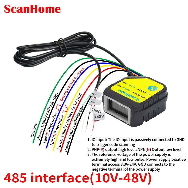 Embedded Barcode Scanner BarCode Reader Code Reader Fixed Mounted Code Engine Module USB 1D/2D QR PDF417 Code ScanSH-400