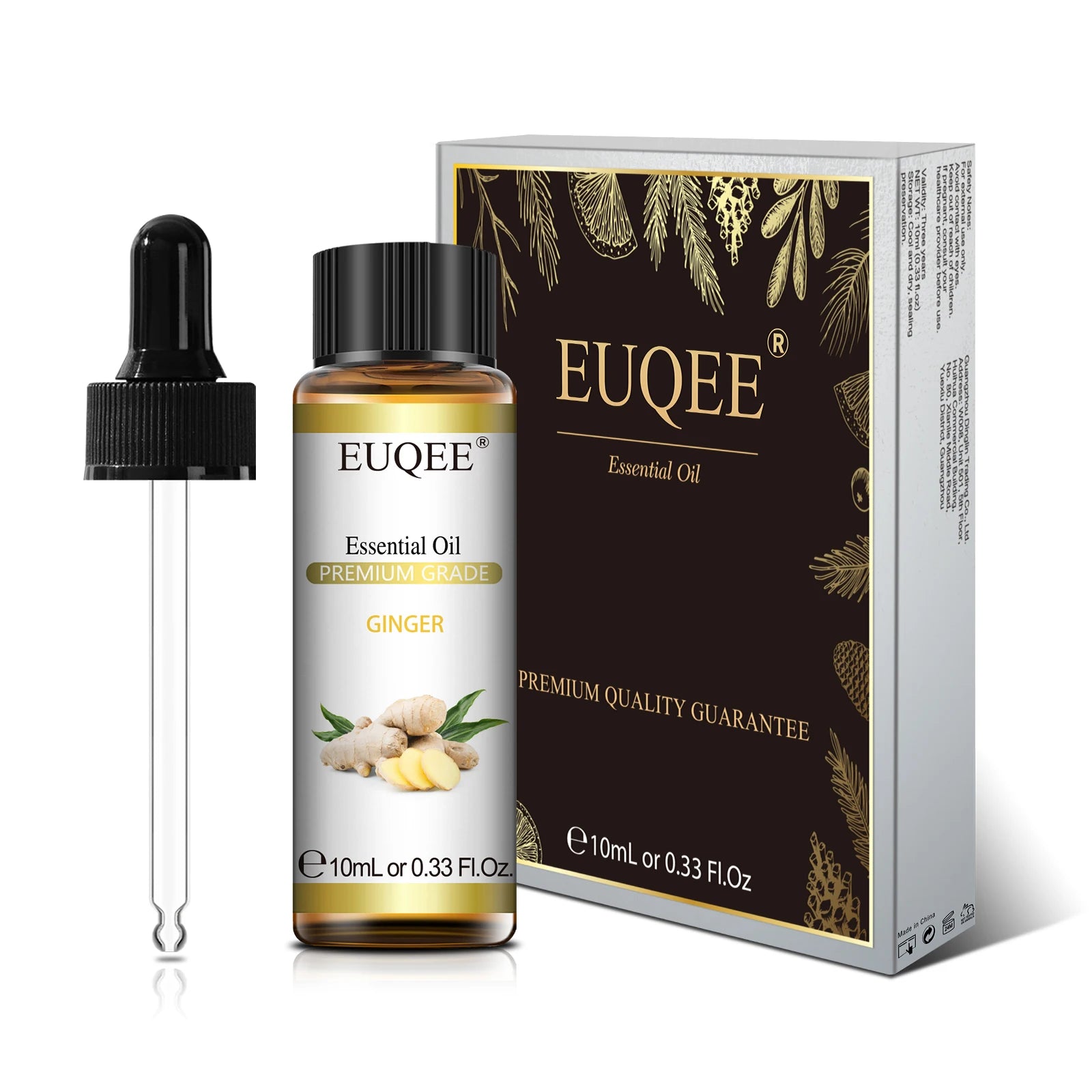 EUQEE 10ml Oregano Vetiver Essential Oil For Humidifier Candle Making Myrrh Ginger Helichrysum Lemon  Rose Eucalyptus Aroma Oils