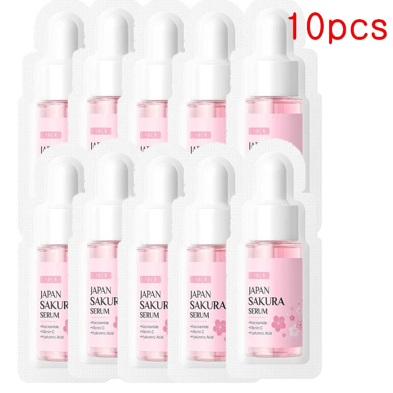 5/10pcs Moisturizing face Serum Nourishing Rejuvenation Skin Serum Shrink Pore Smoothing Face Skin care Travel size 1ml