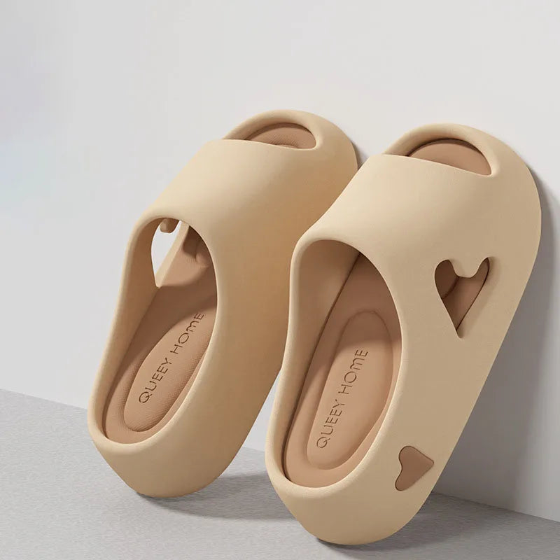 New arrival 6 cm platform EVA slipper women's light summer slides woman chunky home bath shoes girls garden clogs mute slippers