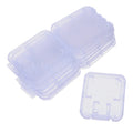 10pcs Clear Plastic Memory Card Case Stick Micro SD TF Card Storage Box Protection Holder Transparent Memory Card Storage Boxes