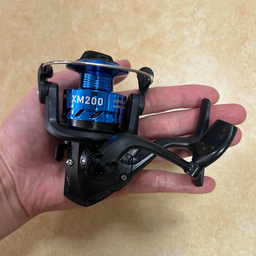 Plastics Spinning Fishing Reels 5.2:1 Wheel Spinning Reel Fishing Lure Wheel Vessel Bait Casting Flying Fishing Trolling